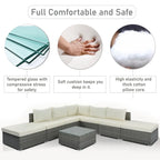 8-Pieces Outdoor Patio Furniture Sets