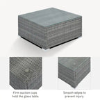 8-Pieces Outdoor Patio Furniture Sets