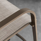 VredHom Outdoor Aluminum Bar Stool Set (Set of 4) - 21.7  L x 25.6  W x 43.7  H