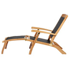 Teak & Textilene Steamer Chair Lounger Colorado