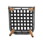 4-Piece Patio Conversation Set, Solid Wood Loveseat, 2 Chairs & Table