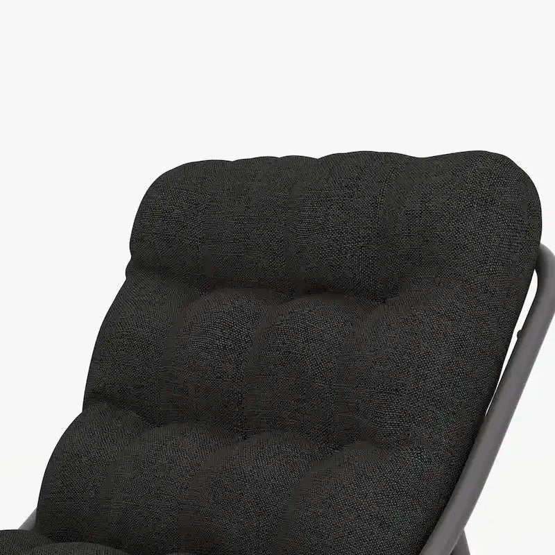 Patio Conversation Set Sofa Chairs Table Set, With Removable Padded Olefin Cushions In Metal Frame For Outdoor (Set Of 4)