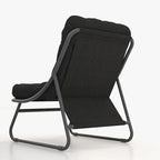 Patio Conversation Set Sofa Chairs Table Set, With Removable Padded Olefin Cushions In Metal Frame For Outdoor (Set Of 4)