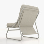 Patio Conversation Set Sofa Chairs Table Set, With Removable Padded Olefin Cushions In Metal Frame For Outdoor (Set Of 4)