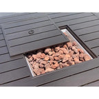 Monterey Backyard Casual Propane Fire Pit Table - N/A