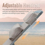 Outdoor Patio Chaise Lounge Set with Adjustable Back and Side Table - 3-Piece Aluminum Sunbathing Recliners