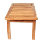 Teak Coffee Table Colorado - Rectangular 50 x 24 (125 x 60 cm)