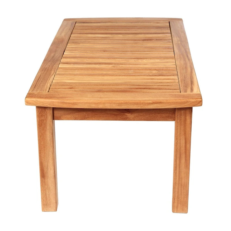 Teak Coffee Table Colorado - Rectangular 50 x 24 (125 x 60 cm)