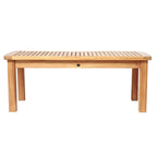 Teak Coffee Table Colorado - Rectangular 50 x 24 (125 x 60 cm)