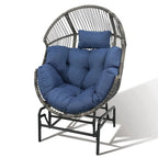 Outdoor Egg Chair Oversized Glder Chairs - Light Grey