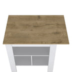 Kitchen island Shoproni, One Drawer, White Finish,High quality and durable