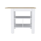 Kitchen island Shoproni, One Drawer, White Finish,High quality and durable