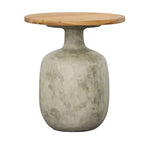 Elizabeth End Table, Natural/Gray