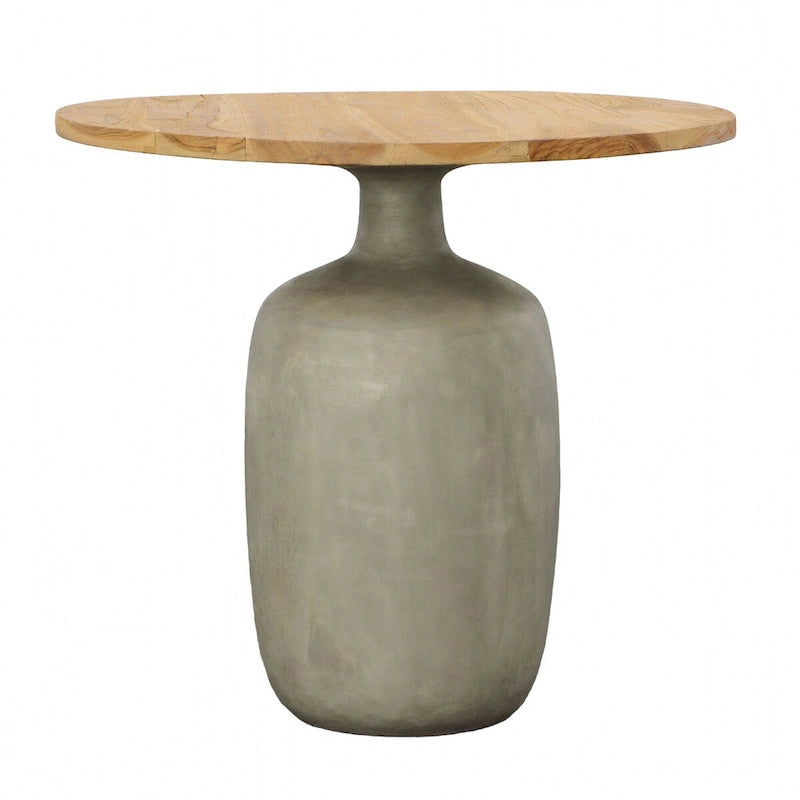 Elizabeth End Table, Natural/Gray