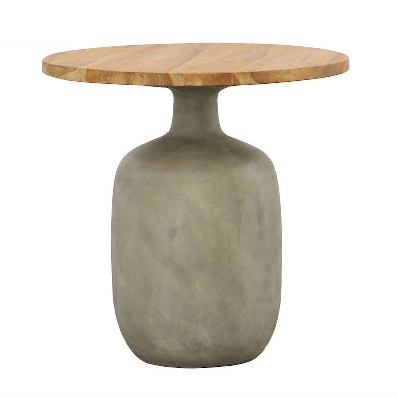 Elizabeth End Table, Natural/Gray