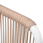 Outdoor Loveseat Composed of Two Chairs, Customizable Set by Combining Multiple Chairs - Combined by 2 corner chairs