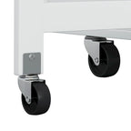 Kitchen Island Cart with 2 Door and 2 Drawers and Foldable Table Top