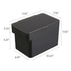 Yamazaki Home Airtight Pet Food Container - Three Sizes, Polypropylene, Medium, 8 lbs., 1.6 gallons, 6 quarts
