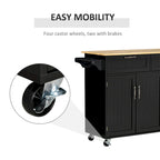 Mobile Kitchen Island with Storage