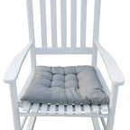 Comfortable Porch Rocking Chair Outdoor, Acacia Wooden Rocker Chair with Seat and Back Cushion, Armrests