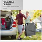 Outdoor Folding Tanning Chair with Reading Face Hole & Headrest