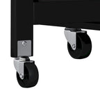 Multi-Functional Kitchen Island Cart with 2 Door Cabinet and Two Drawers