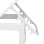 VredHom Outdoor Patio Adjustable Aluminum Chaise Lounges (Set of 4) - 76.38 L x 23.62 W x 13 H