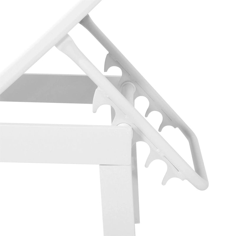 VredHom Outdoor Patio Adjustable Aluminum Chaise Lounges (Set of 4) - 76.38 L x 23.62 W x 13 H