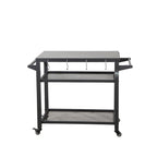 3-Shelf Outdoor Grill Table