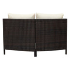 5 PCS U Shape Outdoor Patio Furniture Set
