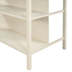 Solid Wood 45 Stationary Kitchen Island with Prep Table and Shelves