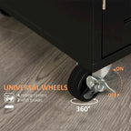 Kitchen Island Cart Rolling Trolley Cart with Drawer