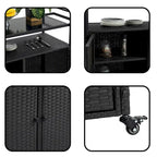 Patio Wine Serving Cart