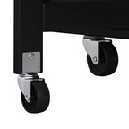 Grondin Multi-Functional Kitchen Island Cart with Solid Wood Drop Leaf, 2 Doors, 2 Drawers,Wine Rack and Spice Rack