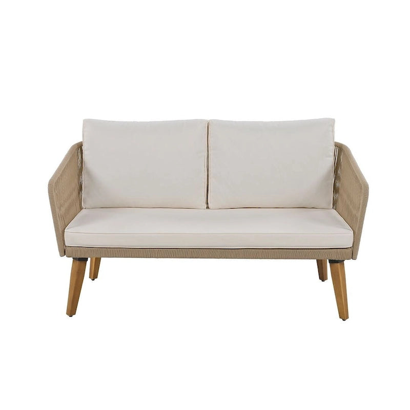 4 PCS Outdoor Patio Furniture Conversation Set