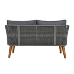 4 PCS Outdoor Patio Furniture Conversation Set