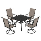 Aluminum Patio Extendable Dining Table 53- 106