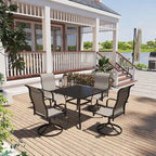 Aluminum Patio Extendable Dining Table 53- 106