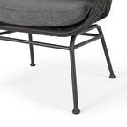 2 PCS Outdoor Modern Rattan Chair Set of 2 by Christopher Knight Home