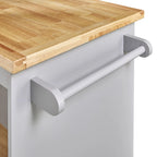Two-sided Kitchen island Cart on Wheels by Harper&Bright Designs