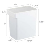 Yamazaki Home Airtight Pet Food Container - Three Sizes, Polypropylene, Large, 15 lbs., 3.2 gallons, 12 quarts