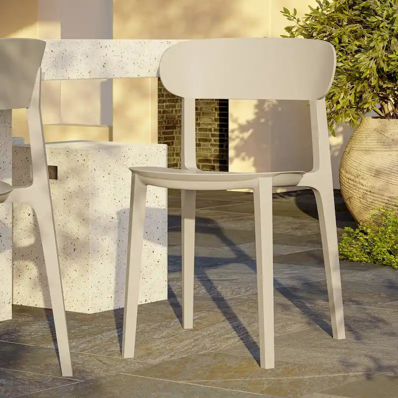 Metro - Spencer - Eco-Friendly Outdoor Stacking Chair - Set of 4