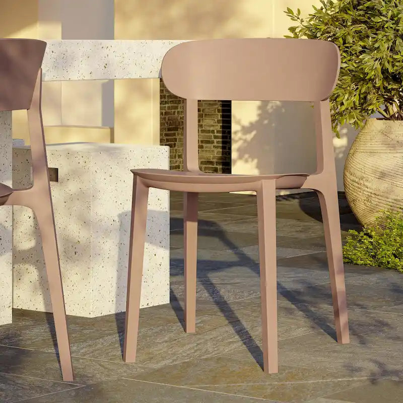 Metro - Spencer - Eco-Friendly Outdoor Stacking Chair - Set of 4