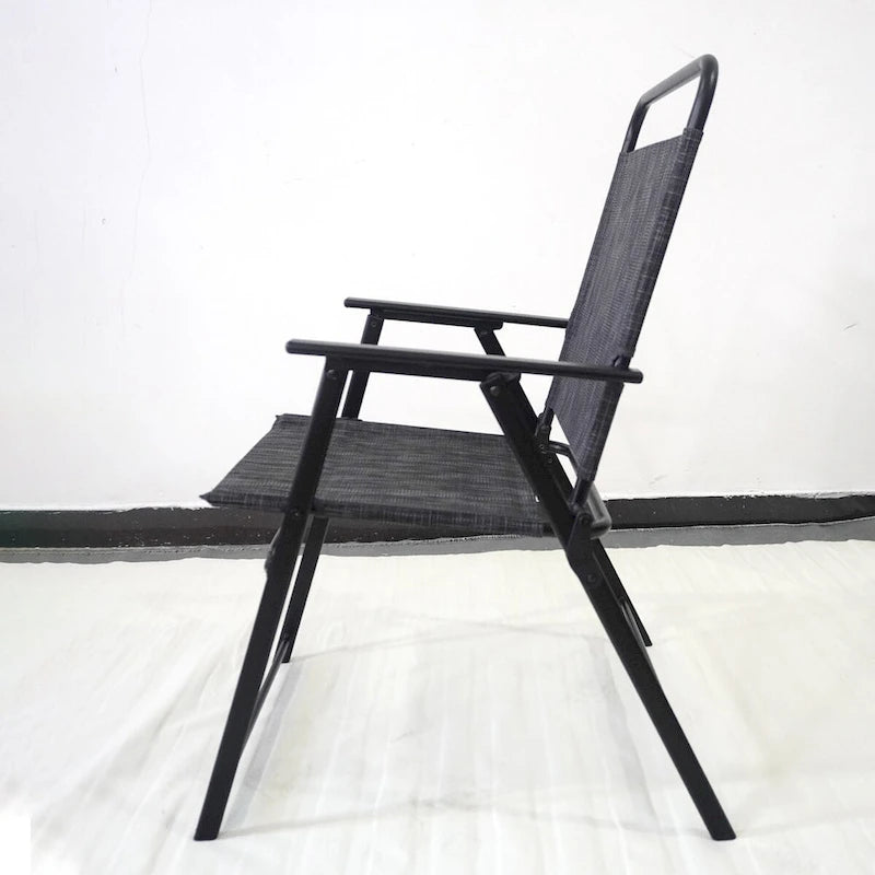 Outdoor Patio Dining Set for 4 Metal Furniture Chair Set with Umbrella