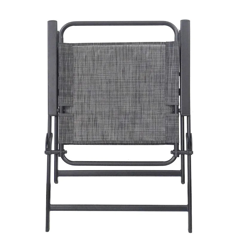 Outdoor Patio Dining Set for 4 Metal Furniture Chair Set with Umbrella
