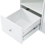 Kitchen Island with Drop Leaf, LED Light