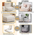 Single Sofa Chair Foldable Single Sofa Bed with Pillow,Portable Foldable Sofa Bed,Leisure Sofa Chair,Easy to Store