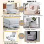 Single Sofa Chair Foldable Single Sofa Bed with Pillow,Portable Foldable Sofa Bed,Leisure Sofa Chair,Easy to Store