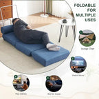 Single Sofa Chair Foldable Single Sofa Bed with Pillow,Portable Foldable Sofa Bed,Leisure Sofa Chair,Easy to Store