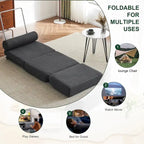 Single Sofa Chair Foldable Bed with Pillow,Portable Sofa Bed,Sofa Chair,Made of Breathable and Wearable Linen